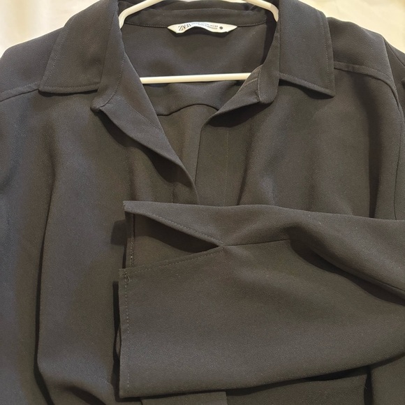 Zara Black Crop Top - Picture 5 of 8